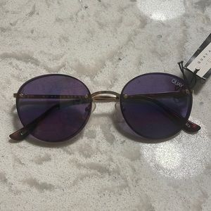 BRAND NEW: Quay Sunglasses - Purple Iridescent